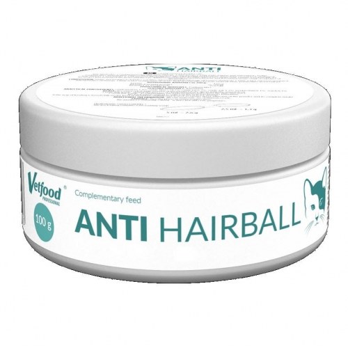 Vetfood Anti-Hairball - tilskudsfoder til katte, 100 g
