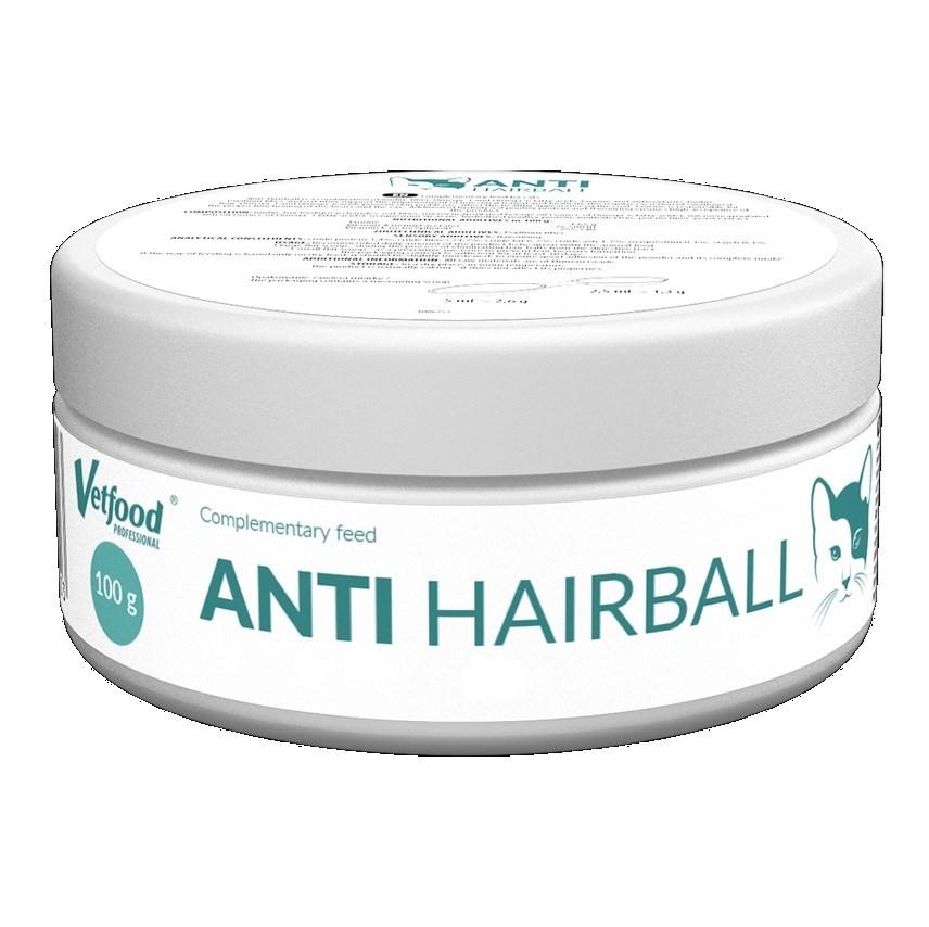 Vetfood Anti-Hairball – tilskudsfoder til katte, 100 g billede