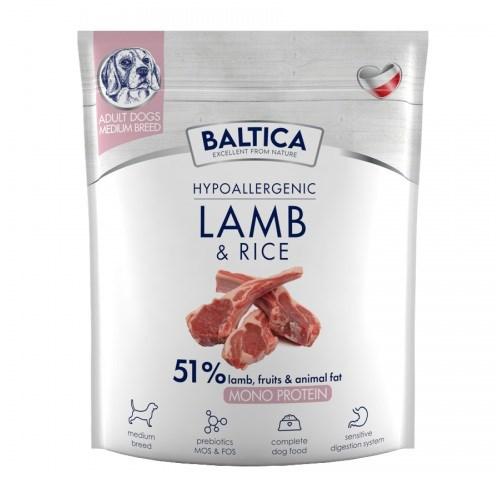 BALTICA Hypoallergenic Lamb & Rice – tørfoder til voksne mellemstore hunde, 1 kg billede