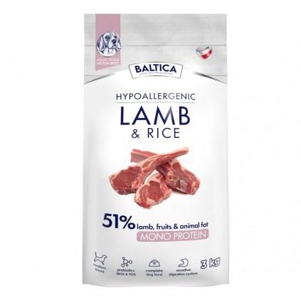 BALTICA Nutraceutic Hypoallergenic Lamb & Rice – tørfoder til hund, 3 kg billede