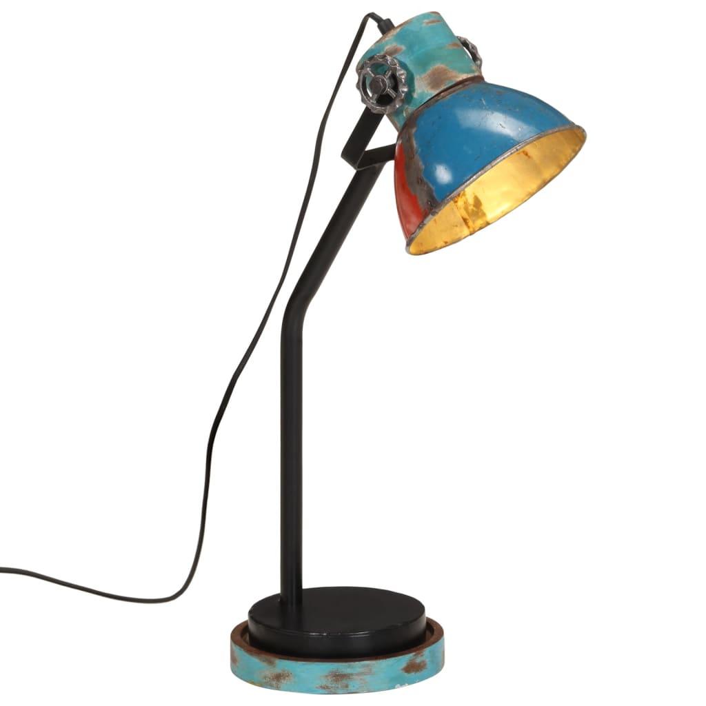 Skrivebordslampe 25 W 18x18x60 cm E27 flerfarvet billede