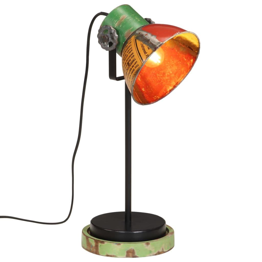 Skrivebordslampe 25 W 17x17x50 cm E27 flerfarvet billede