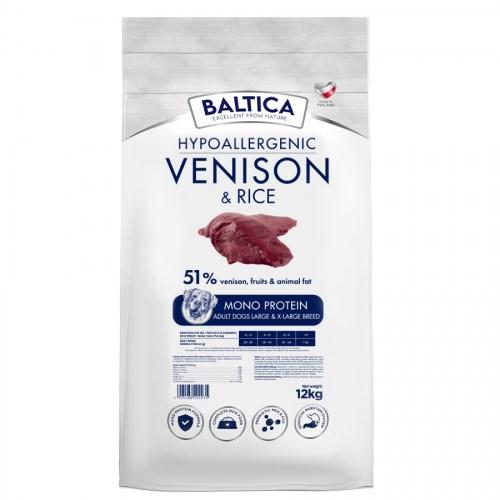 BALTICA Hypoallergenic Venison & Rice – tørfoder til store og ekstra store hunde, 12 kg billede