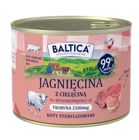 BALTICA Smaki regionów – Vådfoder til kat med lam og kalv, 185 g billede