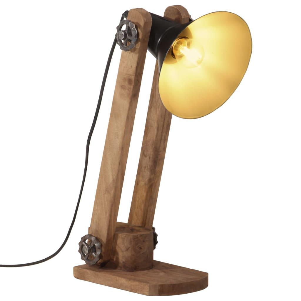 Skrivebordslampe 25 W 23x13x52 cm E27 sort billede