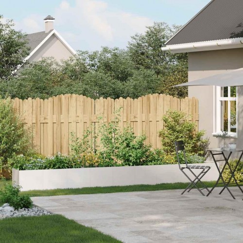 Plantekasse 360 × 40 × 40 cm i rustfrit stål - højbed til have og terrasse