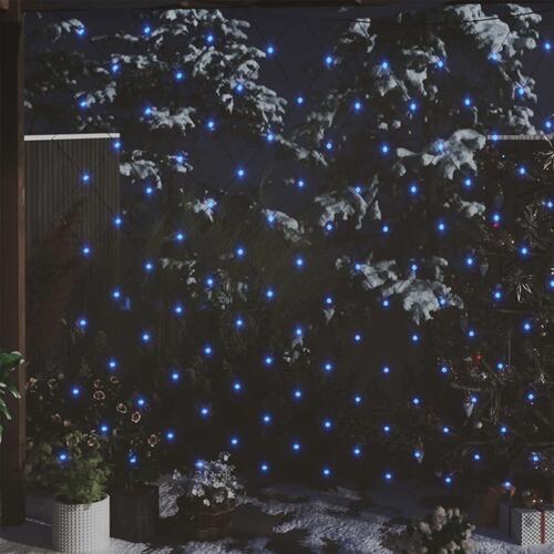 Lysnet 4x4 m 544 LED'er inde/ude blåt lys