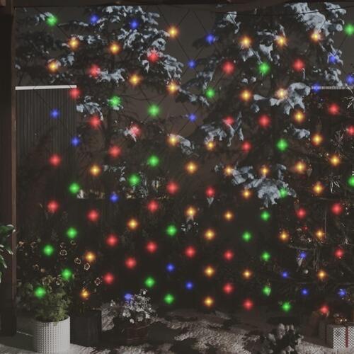 Lysnet 4x4 m 544 LED'er inde/ude flerfarvet lys