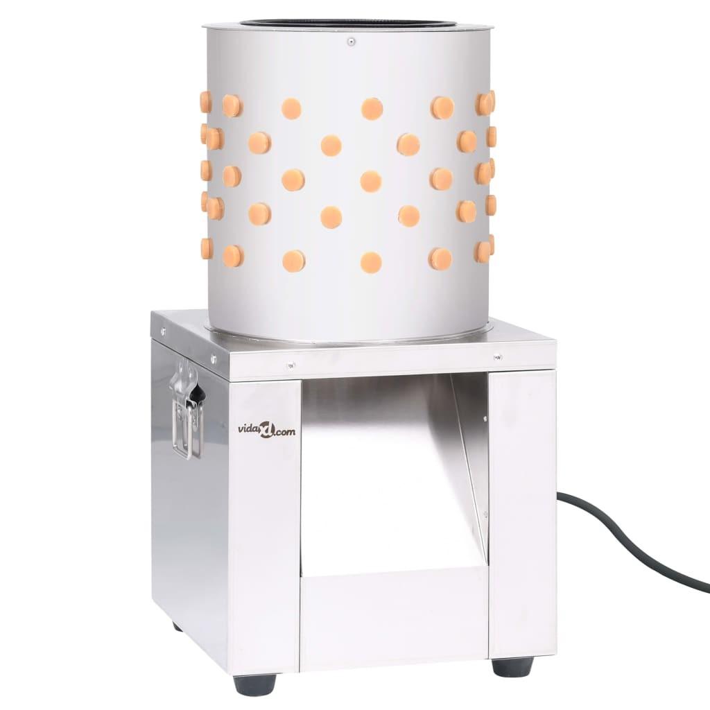 Plukkemaskine 119 fingre 150 W rustfrit stål