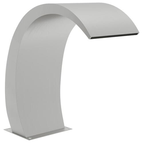 Fontæne til pool med LED'er 22x60x70 cm rustfrit stål 304
