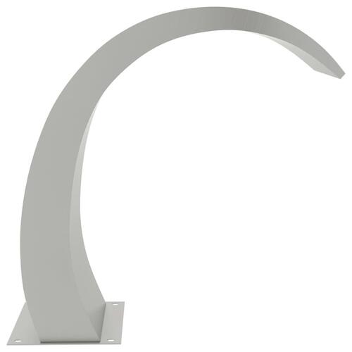 Fontæne til pool med LED'er 22x60x70 cm rustfrit stål 304