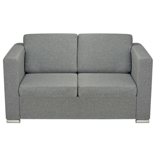 Sofasæt i tre dele stof lysegrå