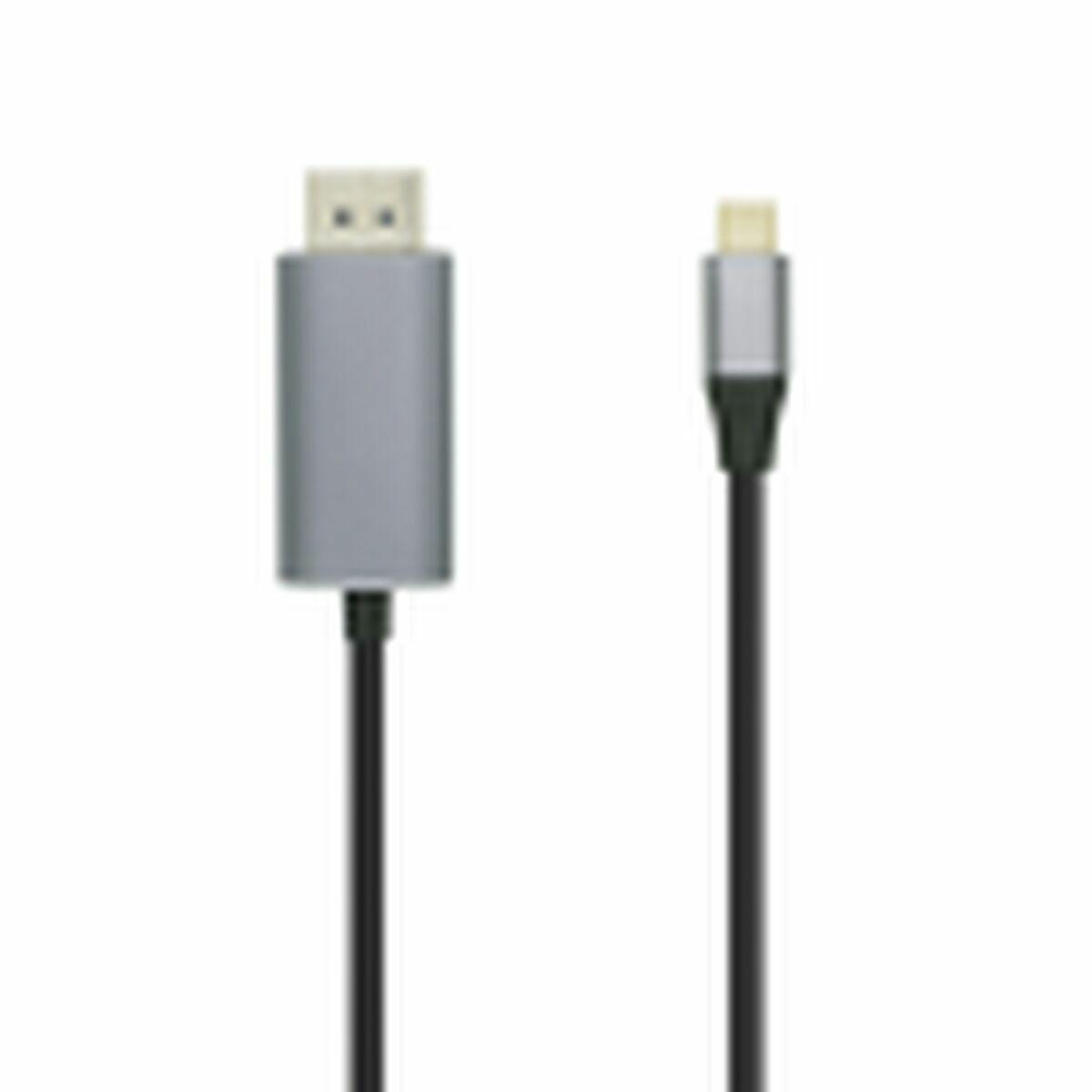 USB-C kabel til DisplayPort - Aisens A109-0394, sort, 80 cm billede