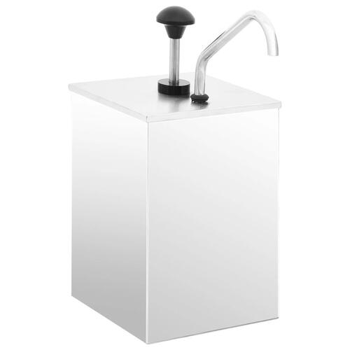 Saucedispenser 3,5 l rustfrit stål