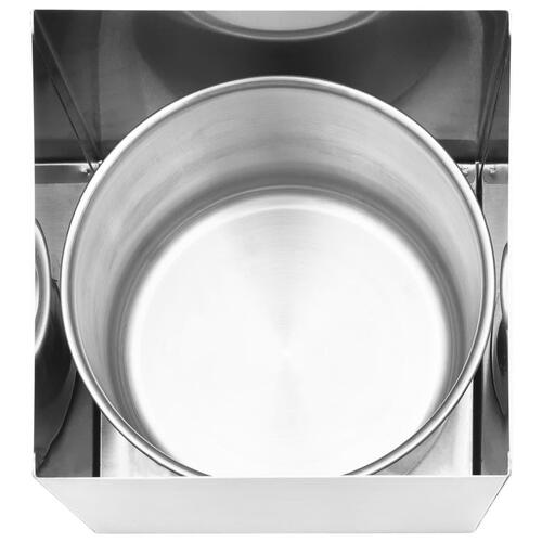 Saucedispenser 3,5 l rustfrit stål
