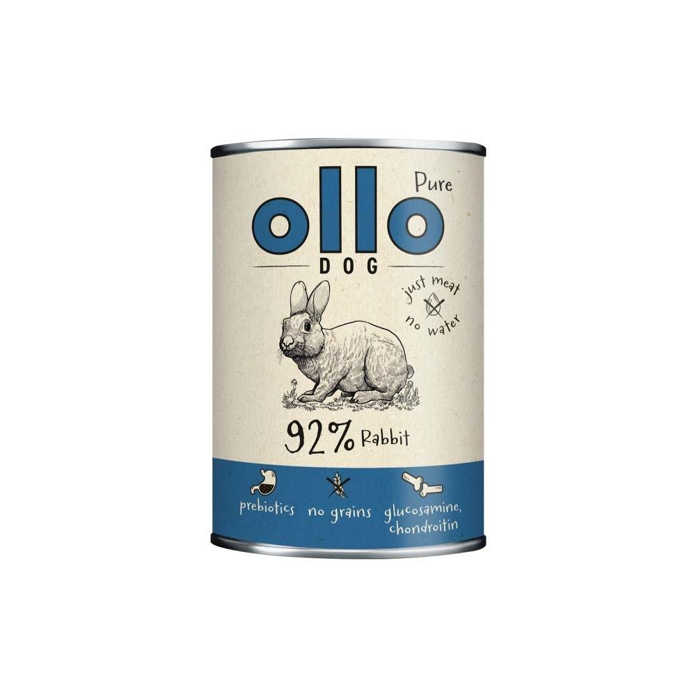 OLLO Pure Kanin vådfoder til voksne hunde 400 g