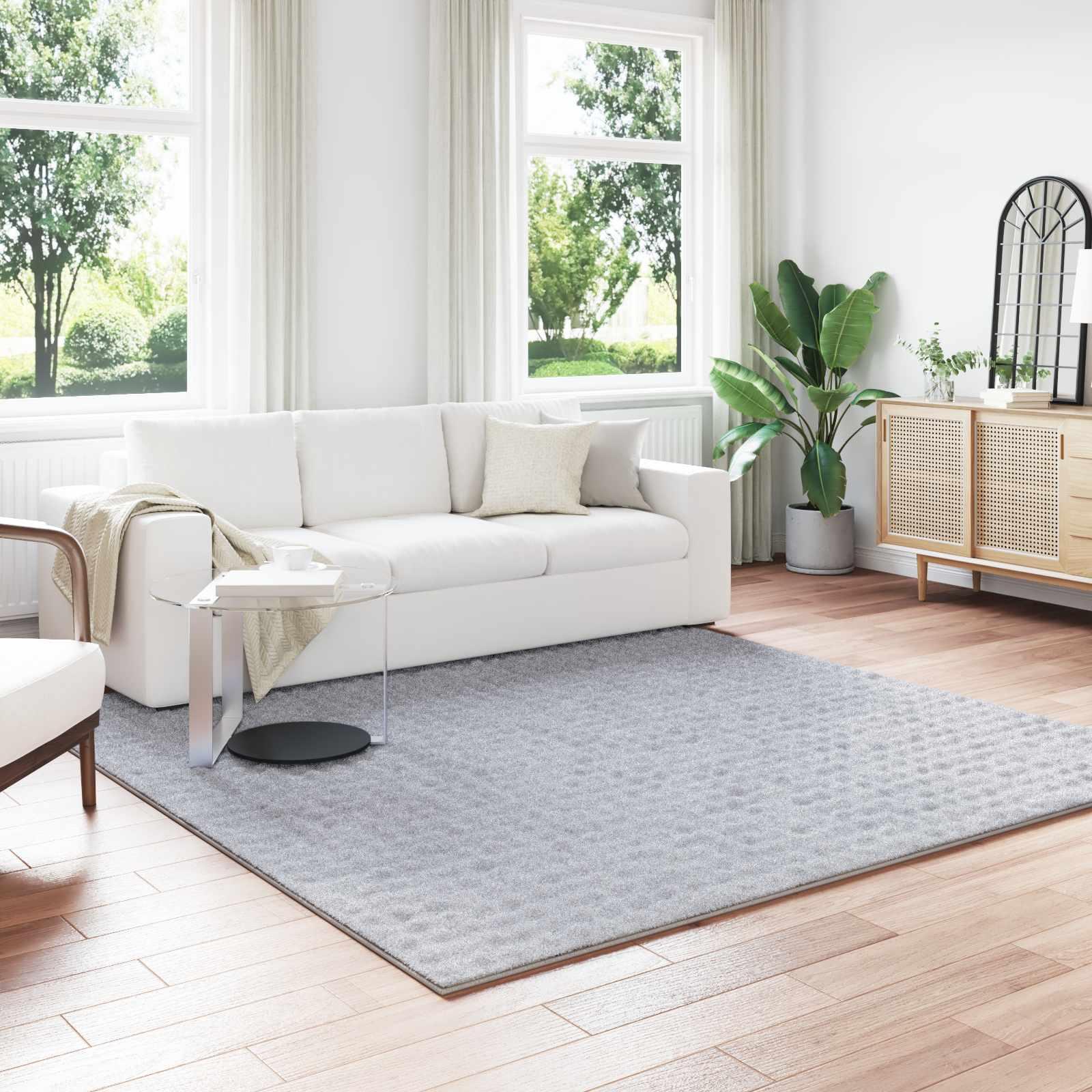 Områdetæpper Firkantet Grå 240 x 240 cm billede