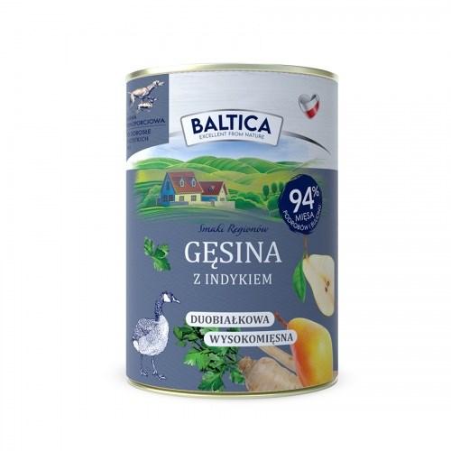 BALTICA Smage fra regionerne – gås med kalkun, vådfoder til hund – 400 g billede