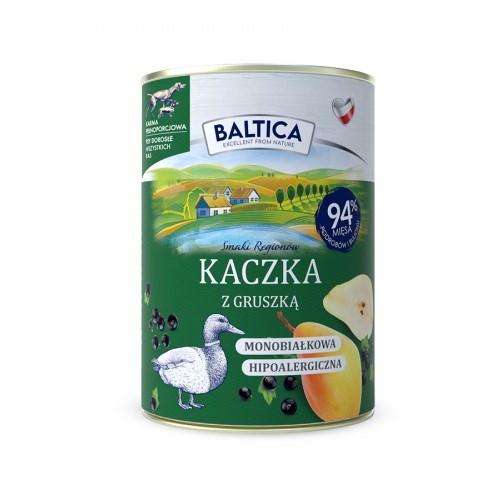 BALTICA Smage af regioner – And med pære vådfoder til hund – 400 g billede