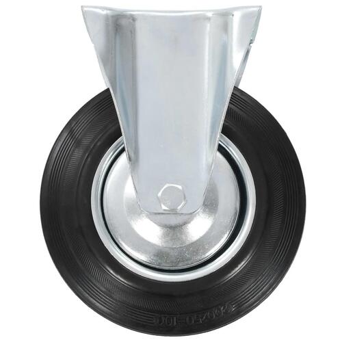 Faste hjul 24 stk. 200 mm