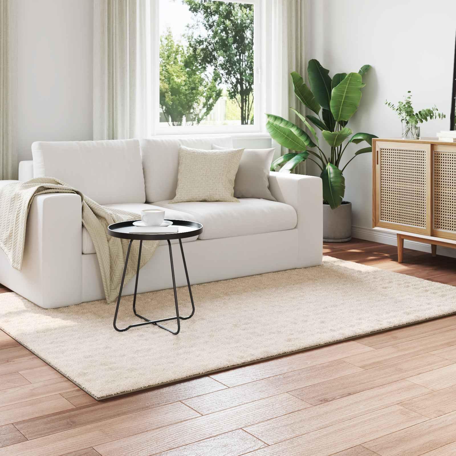 Områdetæppe Sirolo - rektangulært 200 × 140 cm, beige polyester billede