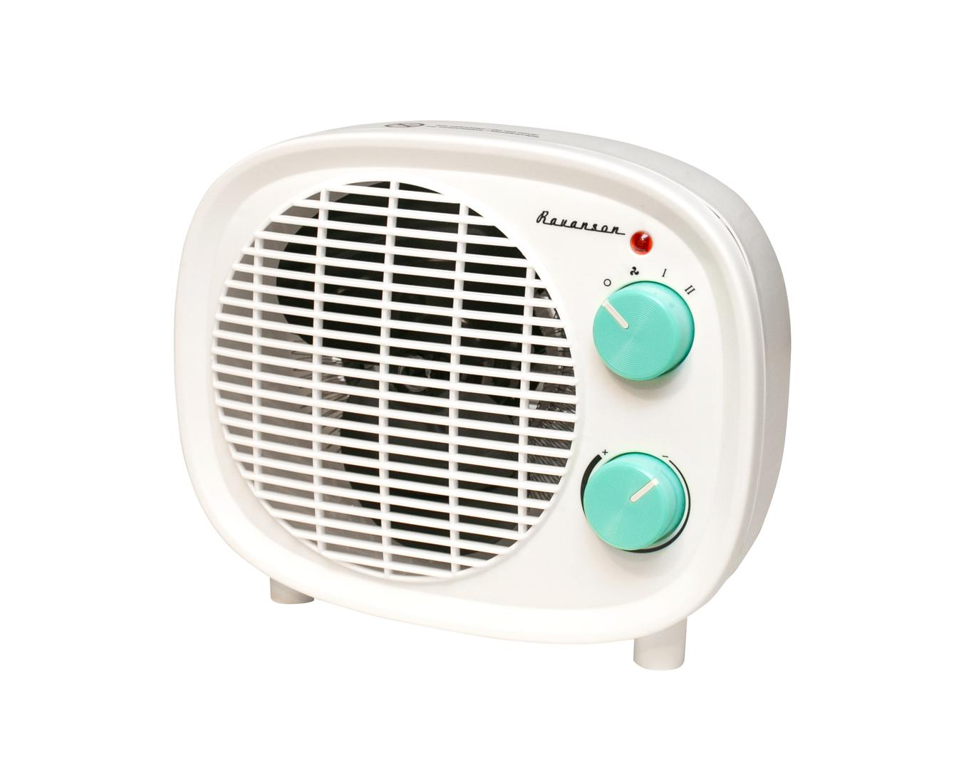Ravanson FH-2000RW varmeblæser - 2.000 W, hvid