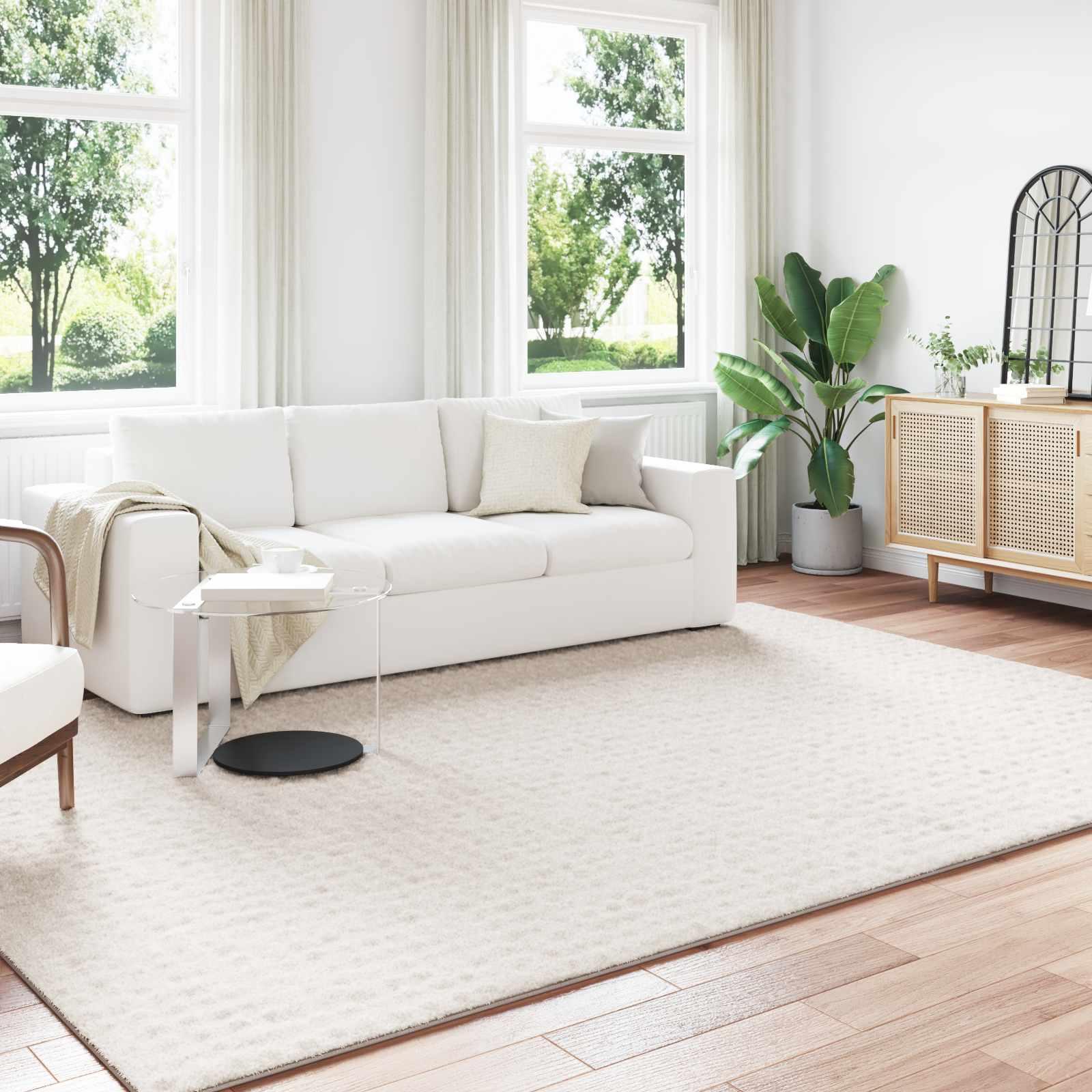 Områdetæppe rektangulært - Sirolo, creme 340 × 240 cm, polyester billede