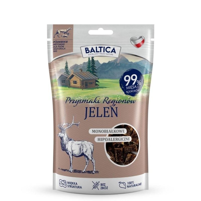 BALTICA Przysmaki Regionów – Monoprotein hjortegodbid til hunde, 80 g billede