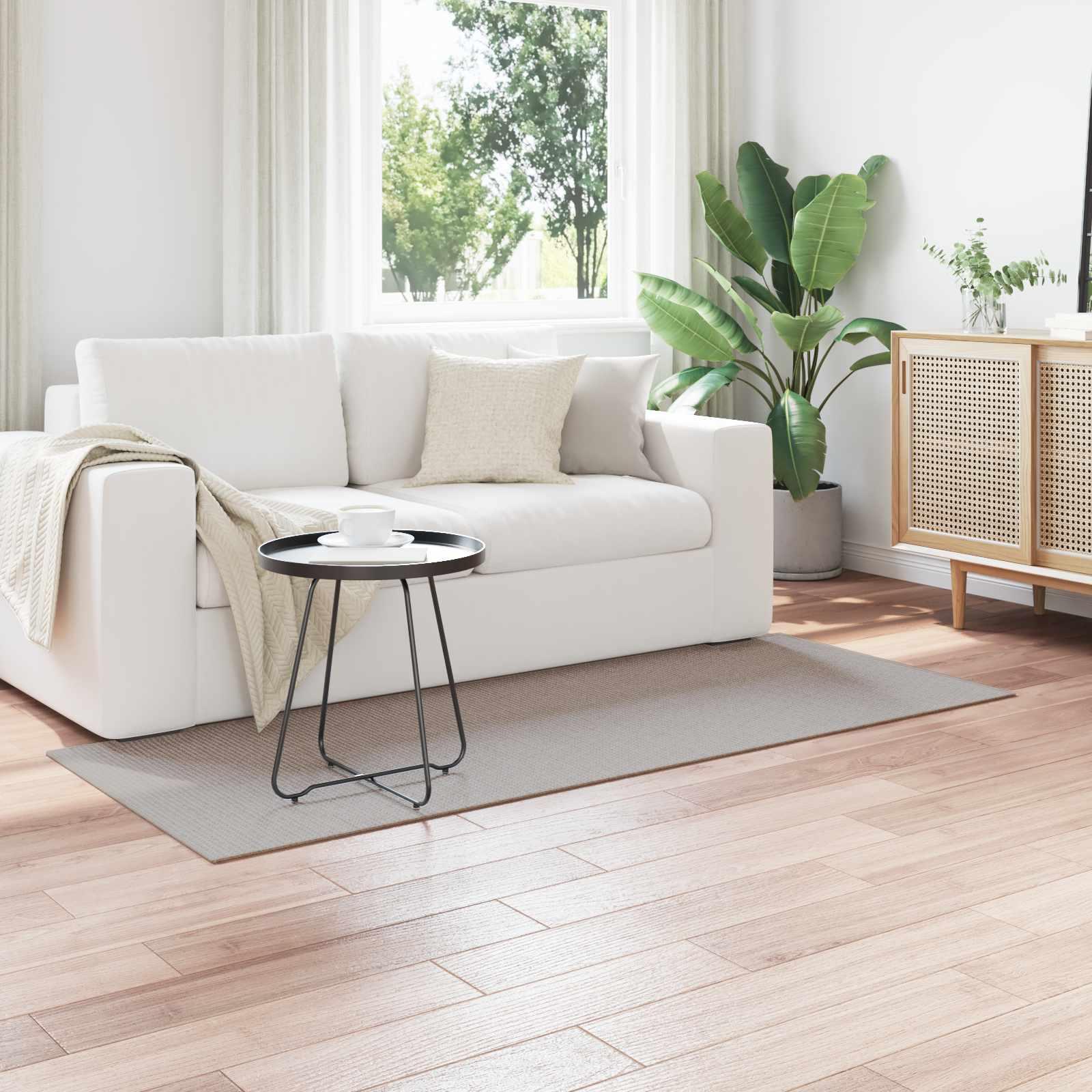 Områdetæppe Lugo - creme/taupe 150 × 80 cm, polyester billede