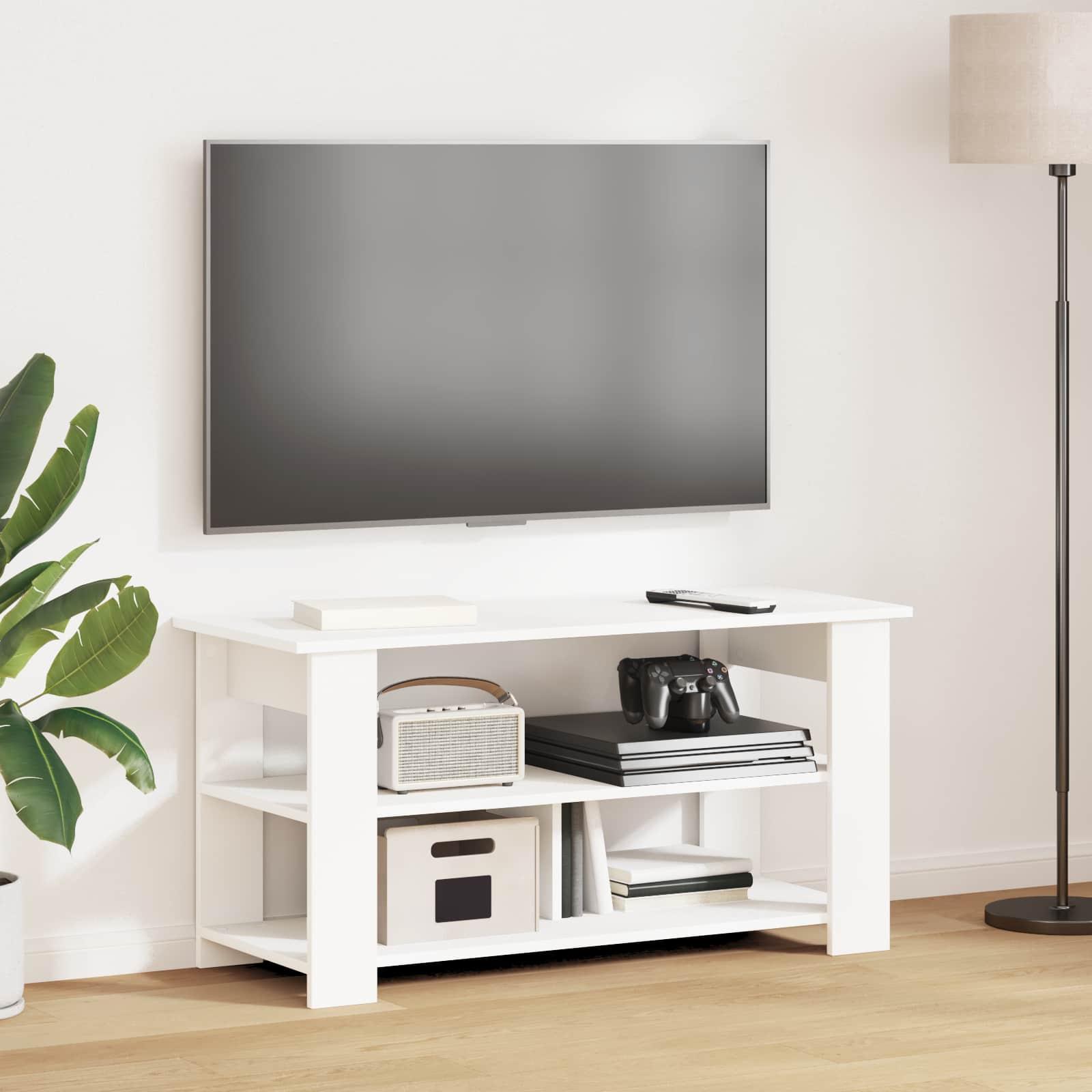 TV stand Hvid 100 x 40 x 50 cm billede