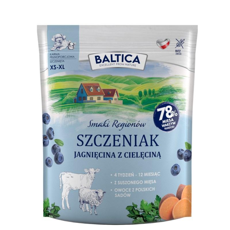 BALTICA Smaki Regionów Junior – tørfoder med lam og kalv, 1 kg billede