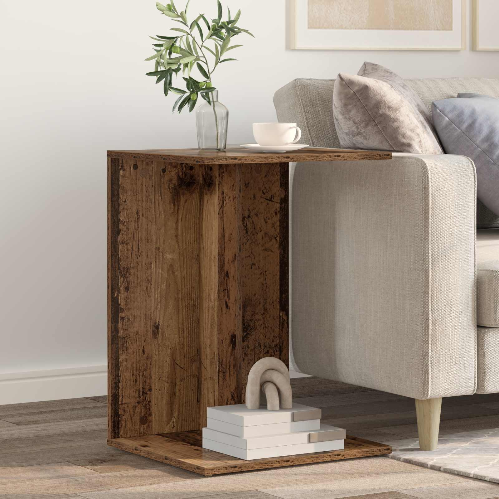 Sidebord Gammelt træ 45 x 40 x 62,5 cm Konstrueret træ billede