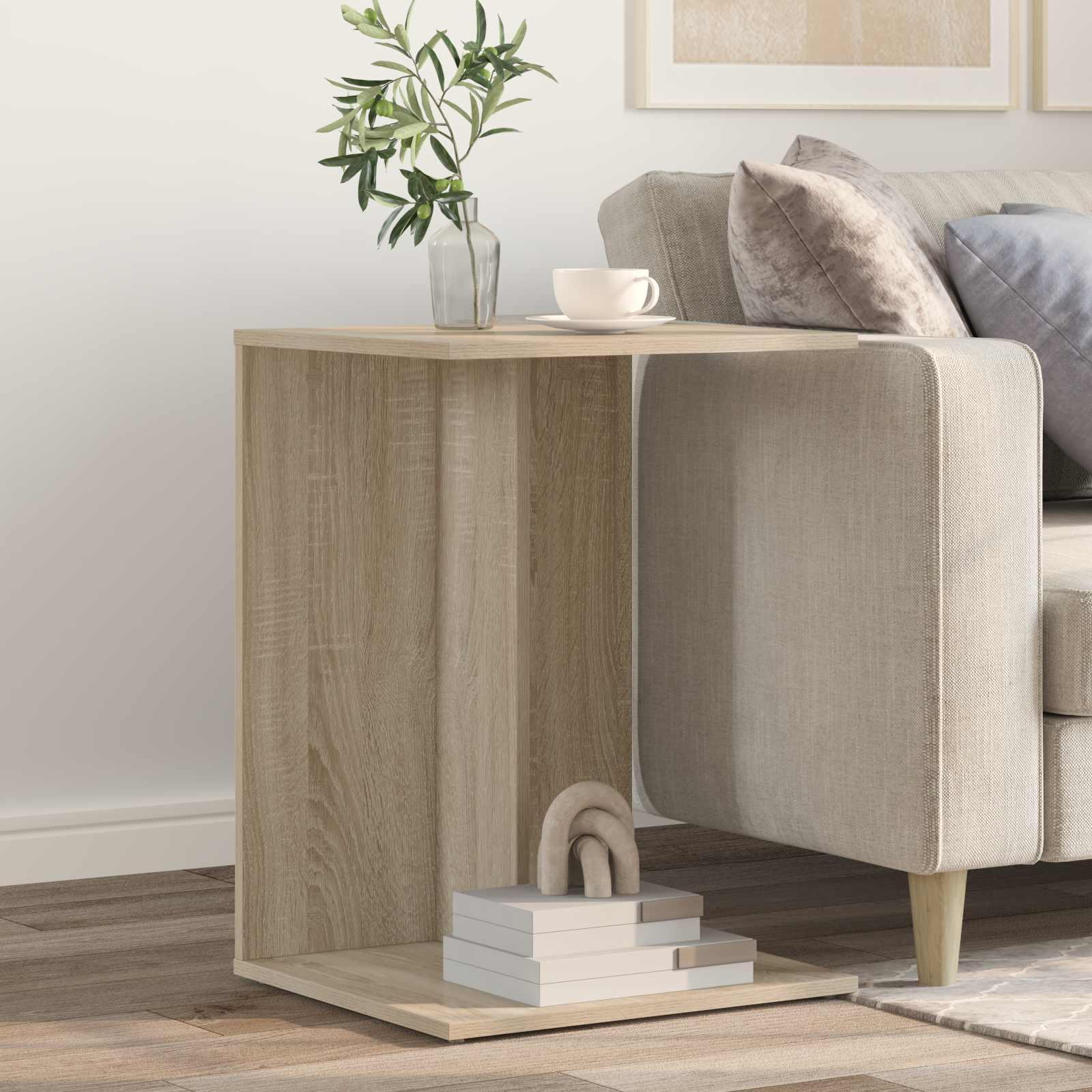 Sidebord Sonoma eg 45 x 40 x 62,5 cm Konstrueret træ billede