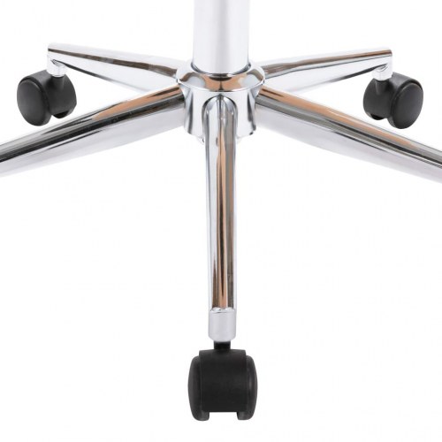 Drejelige spisebordsstole 4 stk. kunstlæder sort