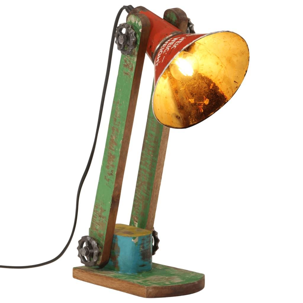 Skrivebordslampe i industriel stil 23 x 13 x 52 cm - flerfarvet