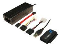 LogiLink USB 2.0 til IDE/SATA adapter - ekstern lagringskontroller til 2,5" og 3,5" HDD/optiske drev