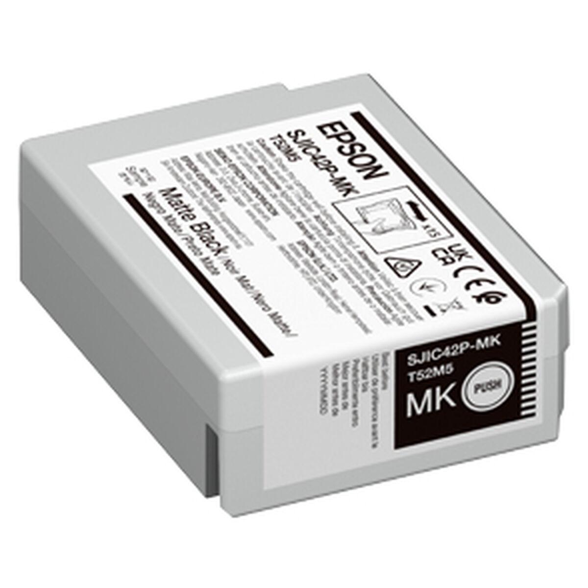 Epson SJIC42P-MK blækpatron - sort (original) billede