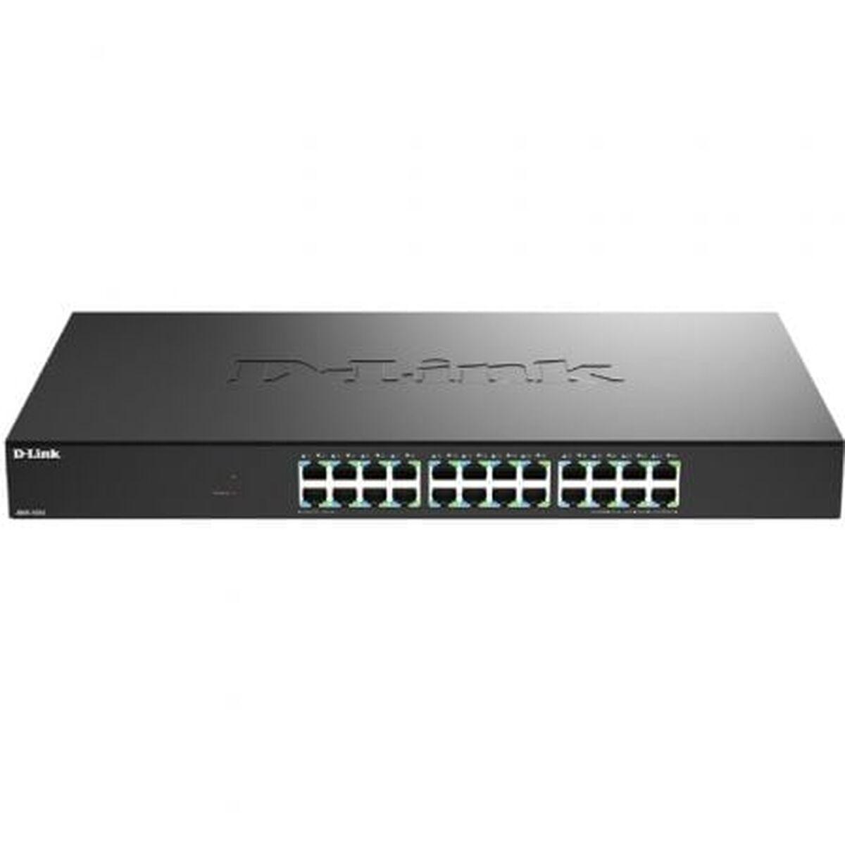 D-Link DMS-1024/E 24-port Gigabit switch - metal, kan stables billede
