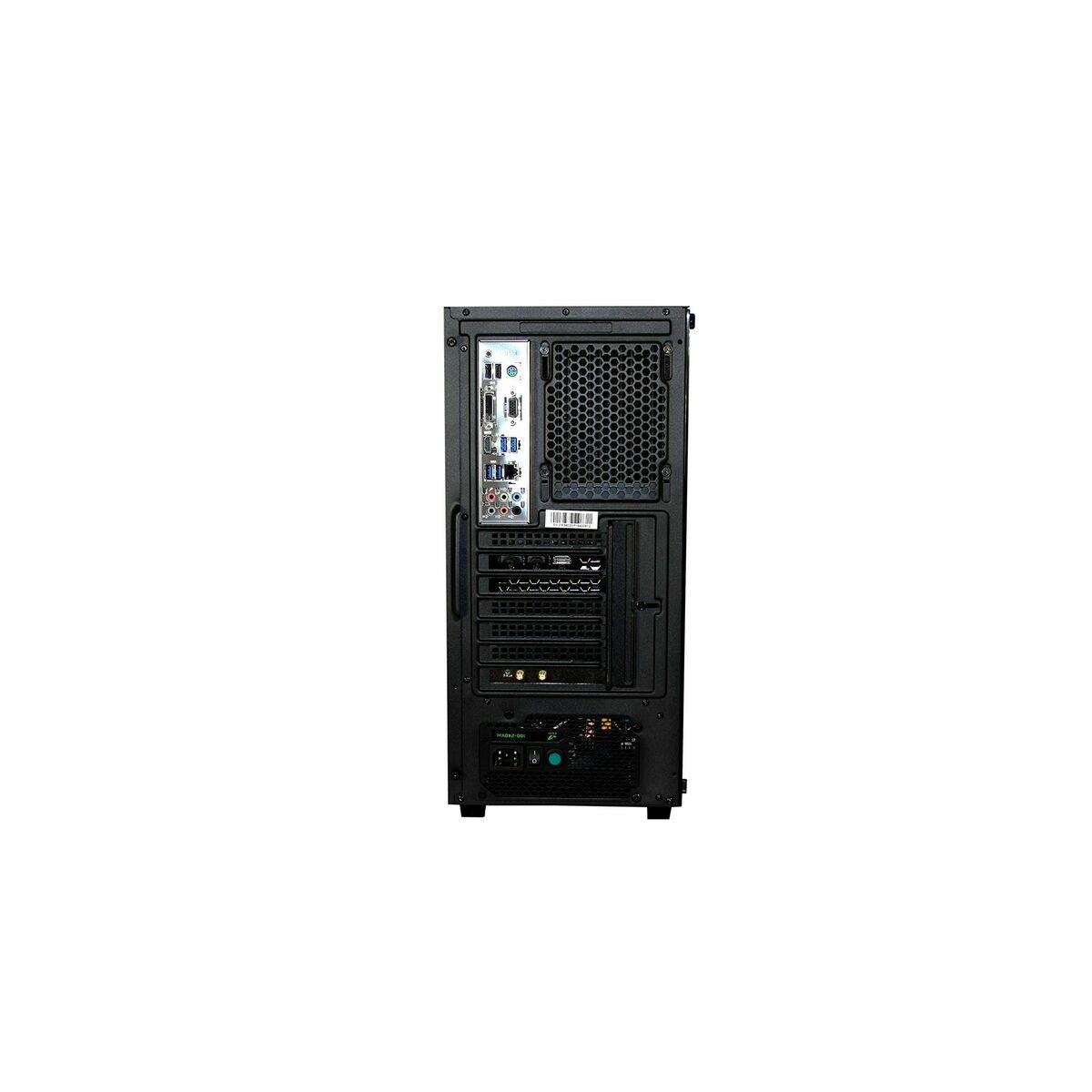 CoolBox COO-CHA-GM100-0 ATX semi-tårn kabinet - sort med hærdet glas og ARGB billede