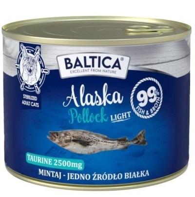BALTICA Monoprotein Pollock Light vådfoder til kat – 185 g billede