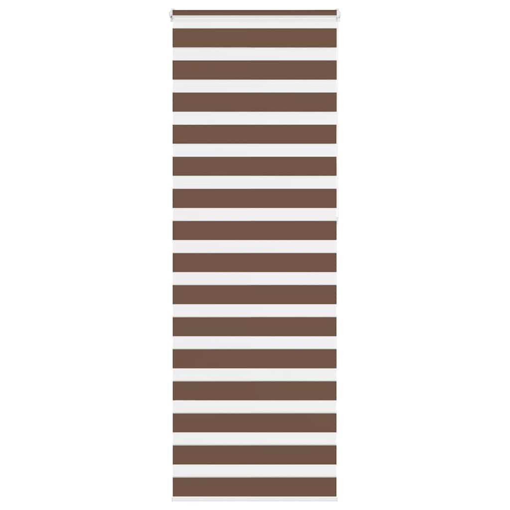 Zebragardin brun 75x230 cm stofbredde 70,9 cm polyester billede