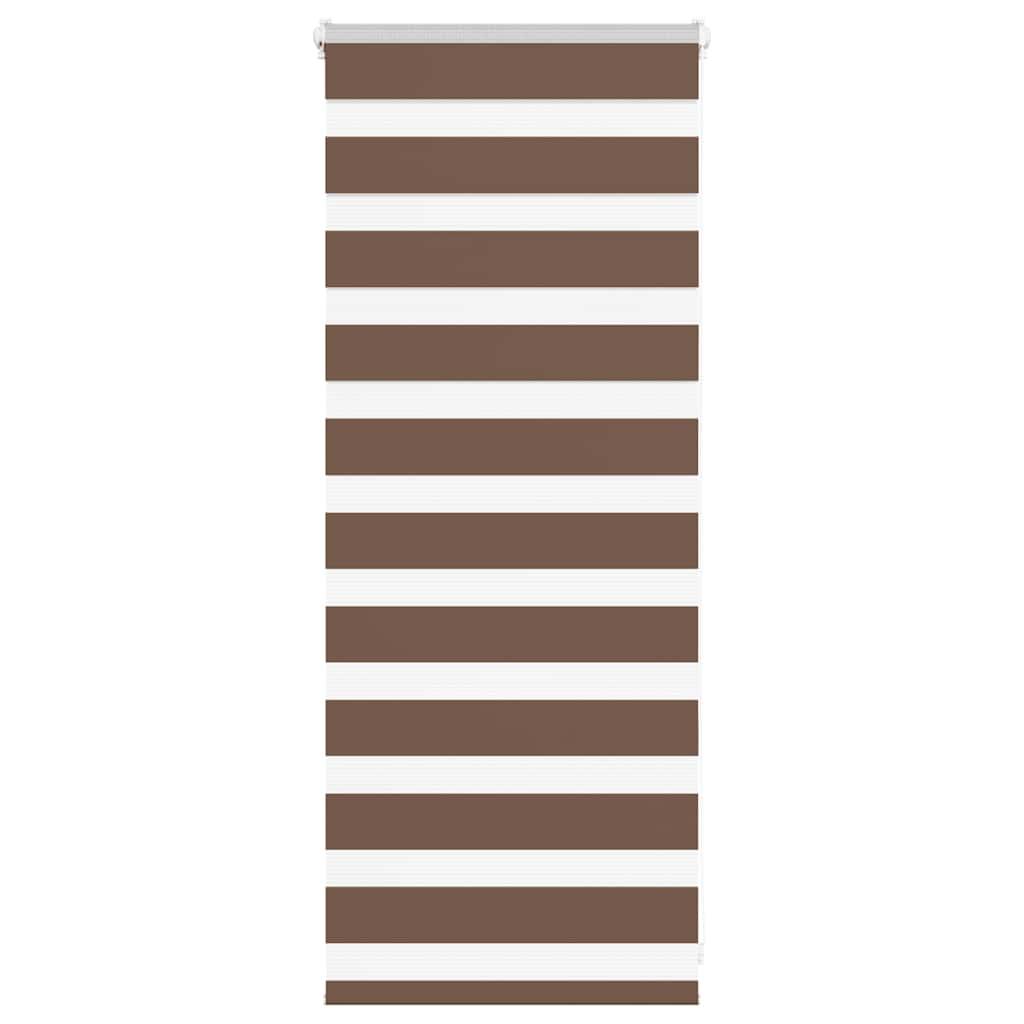 Zebragardin brun 55x100 cm stofbredde 50,9 cm polyester billede
