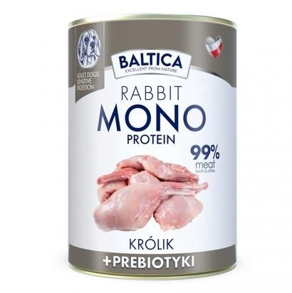 BALTICA Monoprotein vådfoder med kanin og præbiotika – 400 g billede