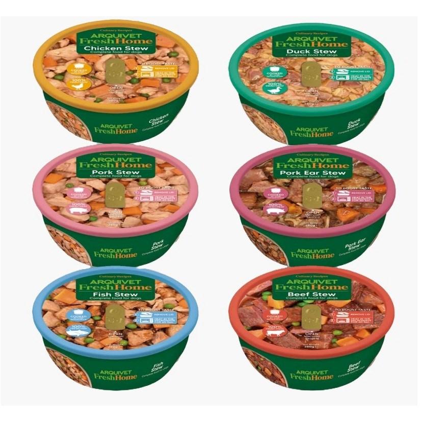 ARQUIVET Fresh Home Mix gryderetter – vådfoder til hund – 6×280 g billede