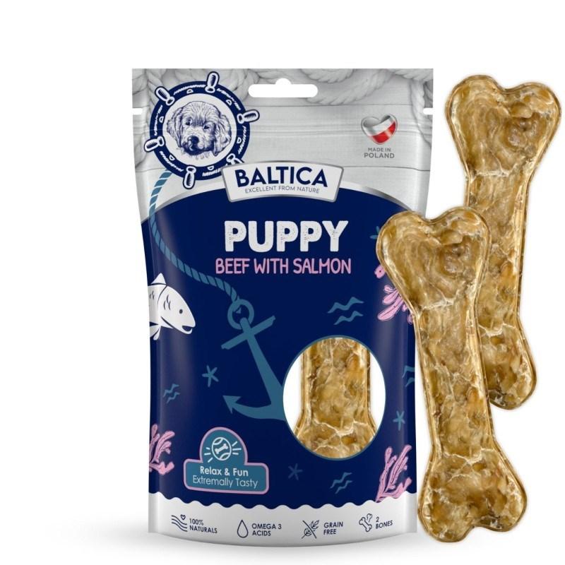 BALTICA Puppy tyggeben – okse med laks, 2 stk billede
