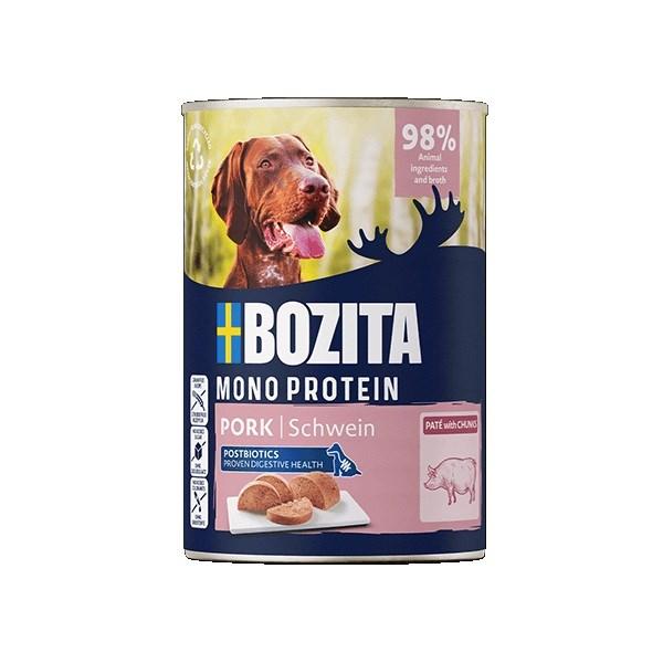 Bozita Mono Protein Paté - Svinekød vådfoder til hund, 400 g billede