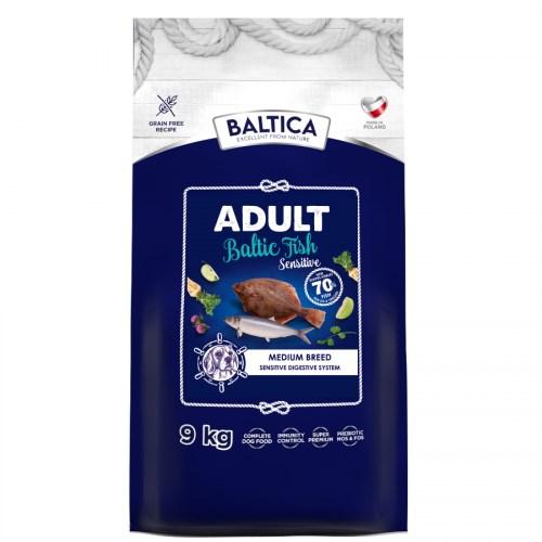 BALTICA Adult Sensitive Baltic Fish – tørfoder til mellemstore hunde, 9 kg billede