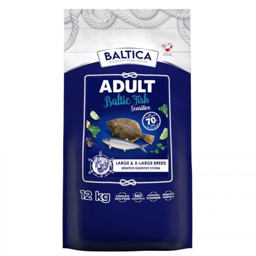 BALTICA Adult Sensitive Baltic Fish – stor & ekstra stor race, tørfoder 12 kg billede