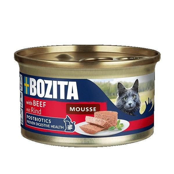 Bozita Mousse med oksekød - vådfoder til kat, 85 g billede