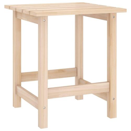 Adirondack-havestol med bord massivt grantræ